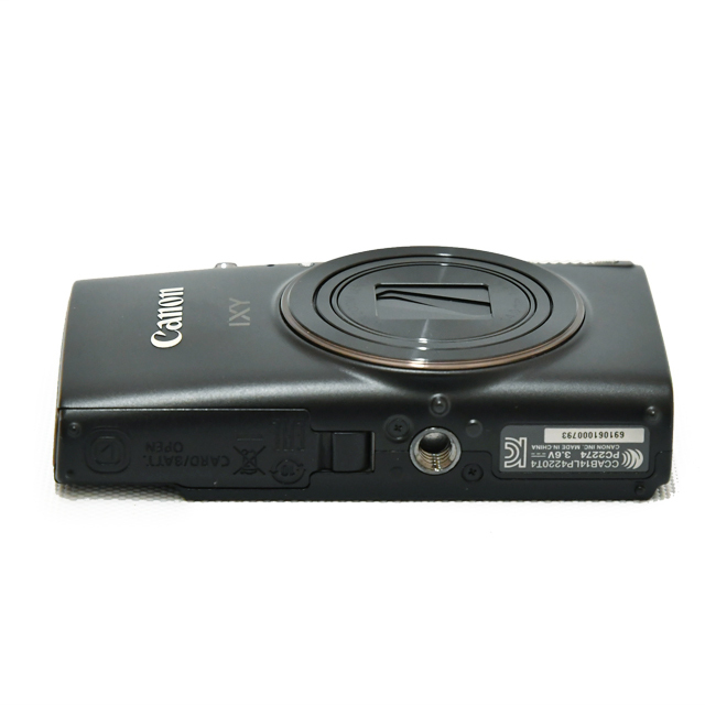 中古】キヤノン コンパクトデジタルカメラ IXY650 ブラック【B】15日間保証