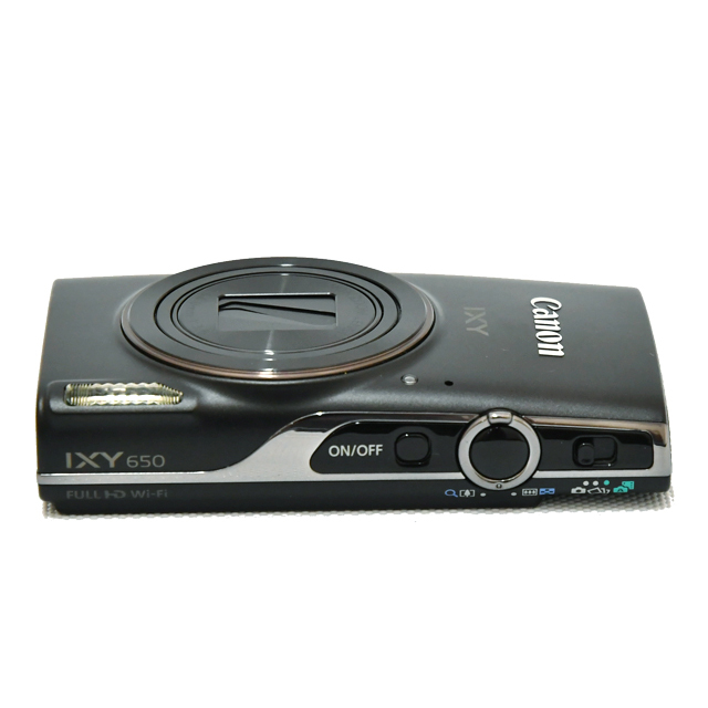 中古】キヤノン コンパクトデジタルカメラ IXY650 ブラック【B】15日間保証
