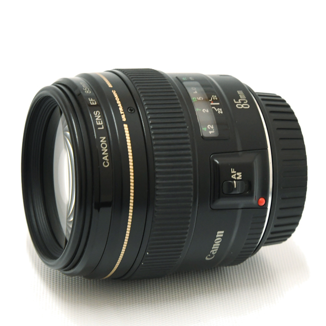 値下げCanon EF 85mm f/1.8 USM レンズ 中古 Canon EF 85mm f/1.8 USM Lens