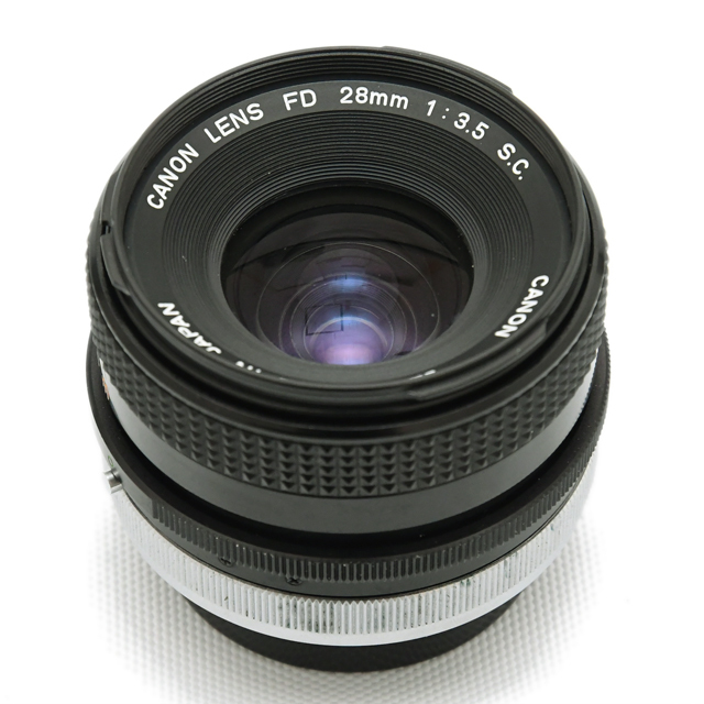 【中古】Canon キヤノン FD 28mm f/3.5 中古】キヤノン レンズ FD 28mm F3.5 S.C.【C】