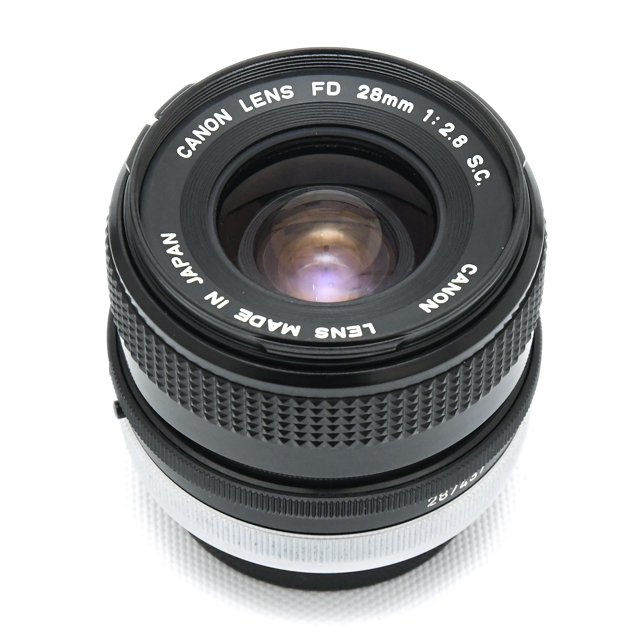 中古】キヤノン レンズ FD 28mm F2.8 S.C【B】 中古】キヤノン レンズ FD 28mm F2.8 S.C【B】