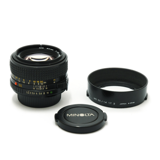 Minolta MF レンズ MD 50mm F1.4（Minolta MD Rokkor 50mm F1.4