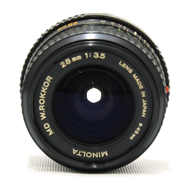 中古】ミノルタ レンズ MD W.ROKKOR 28mm F3.5【C】