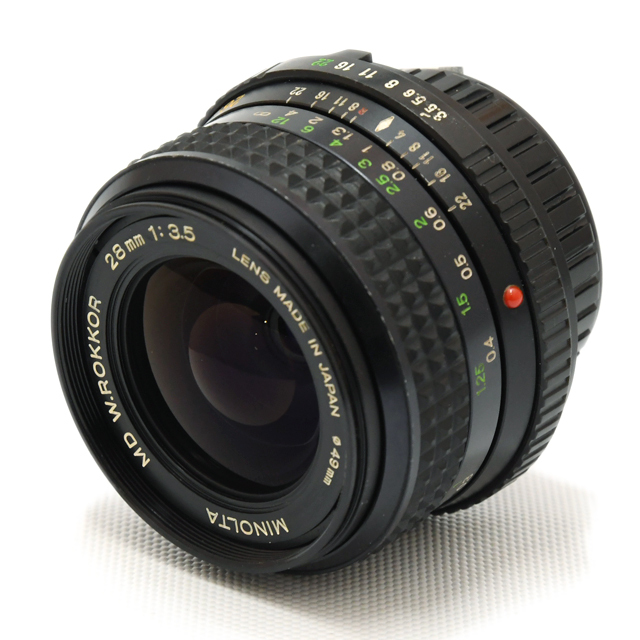 中古】ミノルタ レンズ MD W.ROKKOR 28mm F3.5【C】