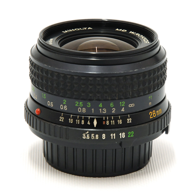 中古】ミノルタ レンズ MD W.ROKKOR 28mm F3.5【C】