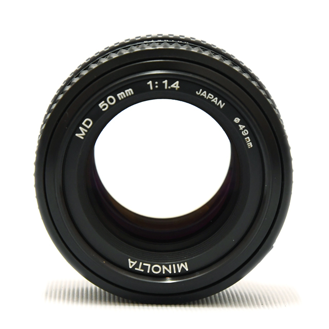 ★美品★MINOLTA ミノルタ MD 50mm F1.4 元箱付き 中古】(ミノルタ) MINOLTA MD 50mm F1.4｜ナニワグループ