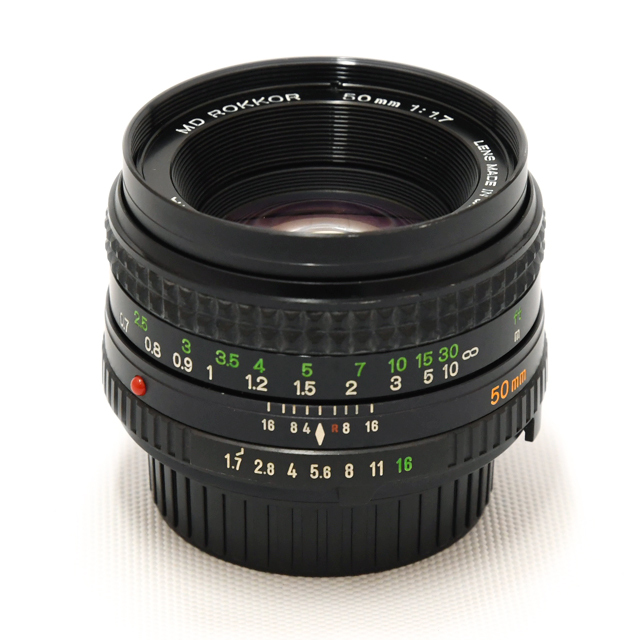 中古】ミノルタ レンズ MD ROKKOR 50mm F1.7【C】