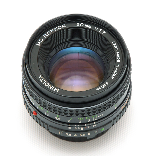 中古】ミノルタ レンズ MD ROKKOR 50mm F1.7【C】