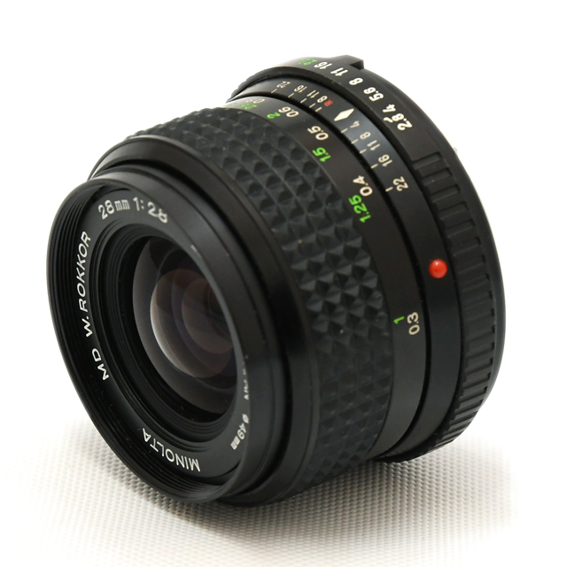中古】ミノルタ レンズ MD W.ROKKOR 28mm F2.8【C】