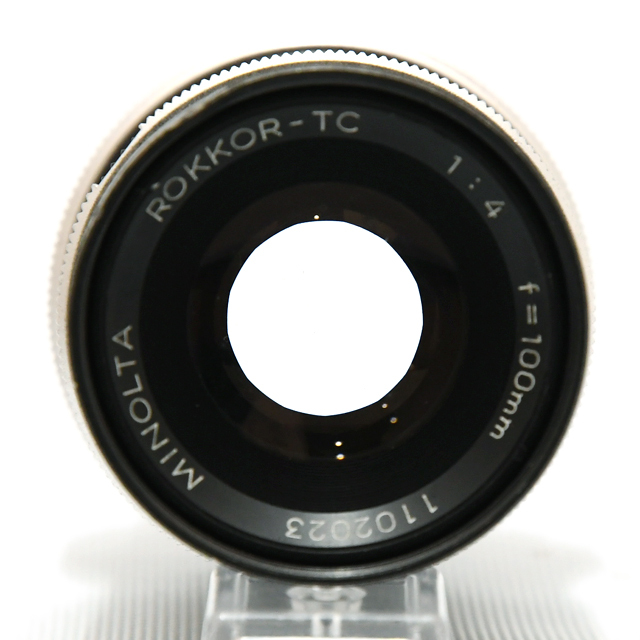 希少【整備済】ミノルタ MC ROKKOR 100mm F2 627 中古】ミノルタ レンズ ROKKOR TC 100mm F4【D】