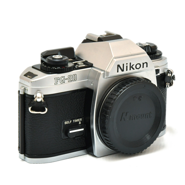 中古】ニコン フィルム一眼レフカメラ FG20 シルバー【C】