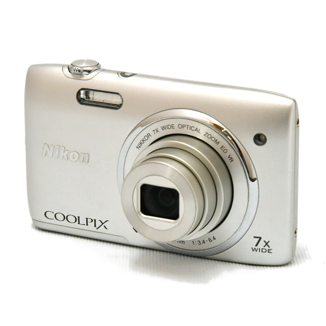 中古】ニコン コンパクトデジカメ COOLPIX S3500 シルバー【C】