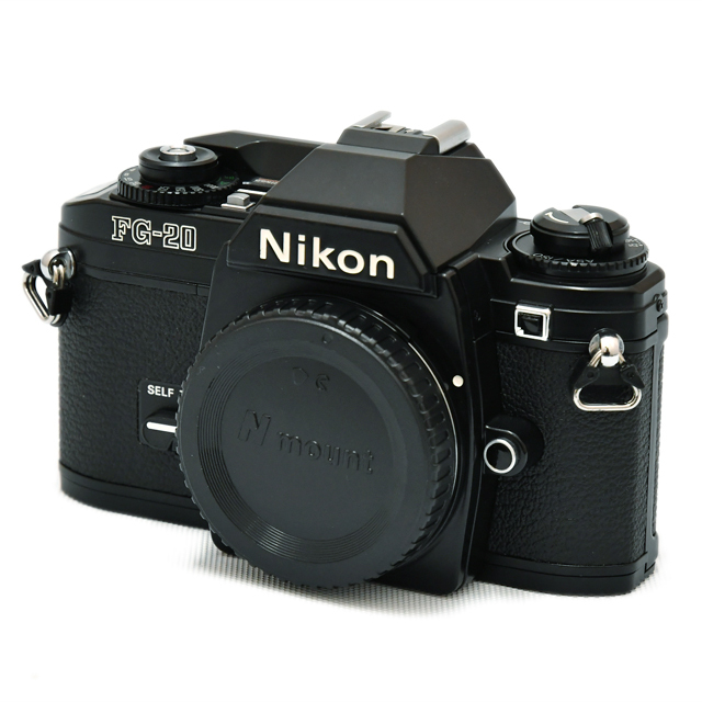 中古】ニコン フィルム一眼レフカメラ FG20 ブラック【B】