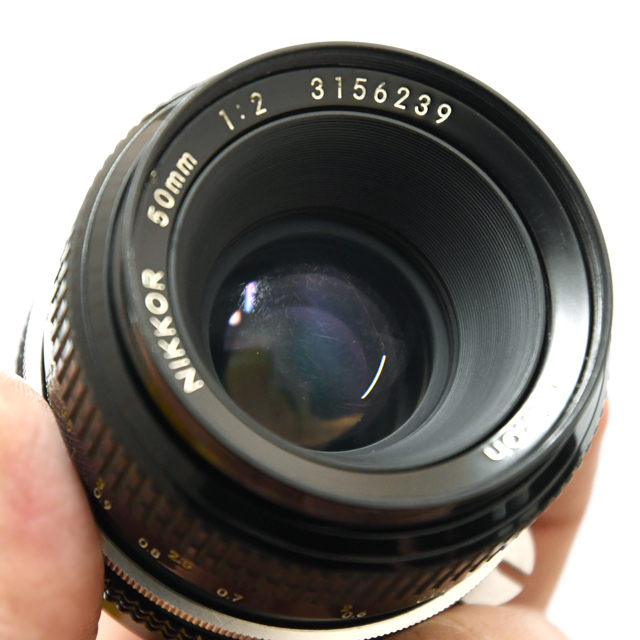 中古】ニコン レンズ NIKKOR 50mm F2 Ai改造【C】 