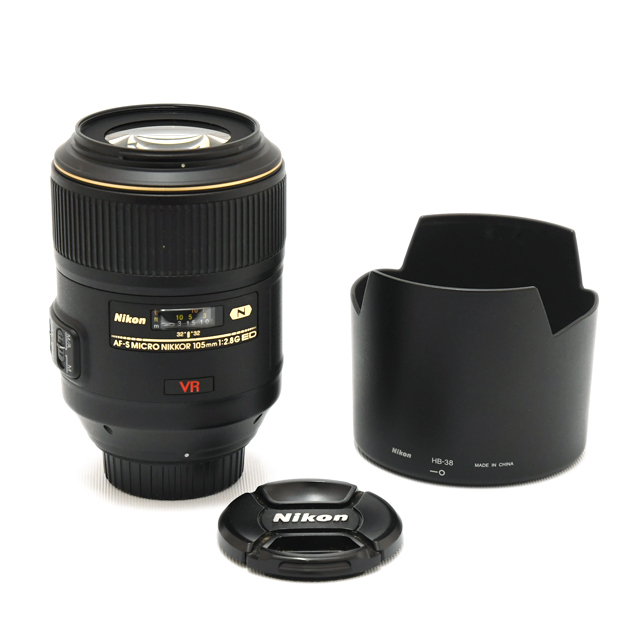 中古】ニコン レンズ AF-S 105mm F2.8G ED N VR MICRO NIKKOR【A】15  