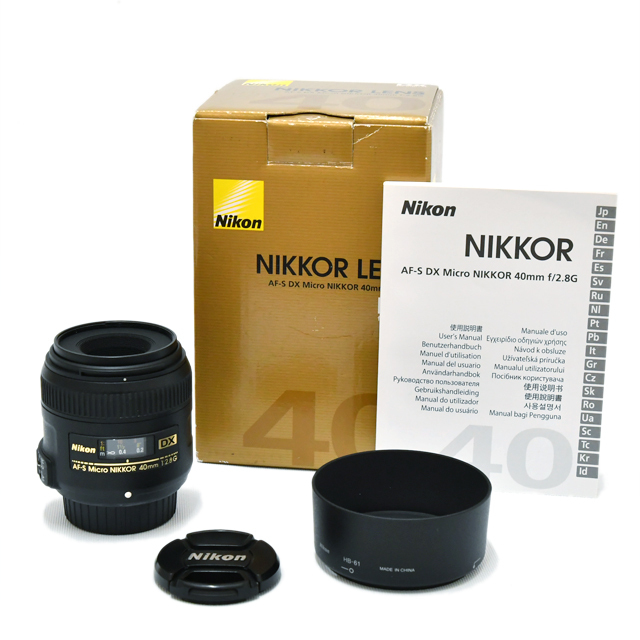 中古】ニコン レンズ AF-S DX Micro 40mm F2.8G【A】15日間保証 