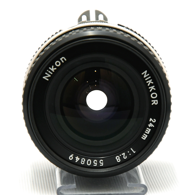 【美品】ケース付 Nikon Ai 24mm f2.8 レンズ 中古】ニコン レンズ Ai 24mm F2.8【B】