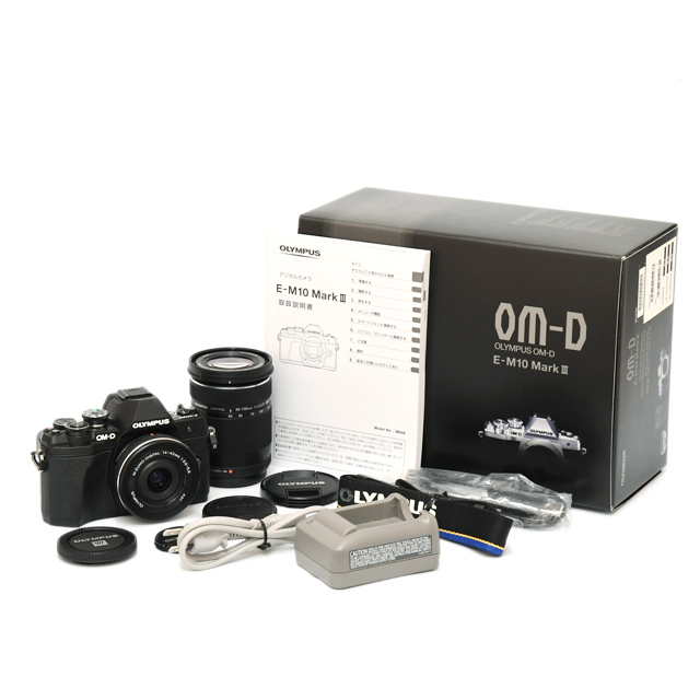 オリンパス OLYMPUS OM-D E-M10 Mark3 ブラックボディ 14-42mm  