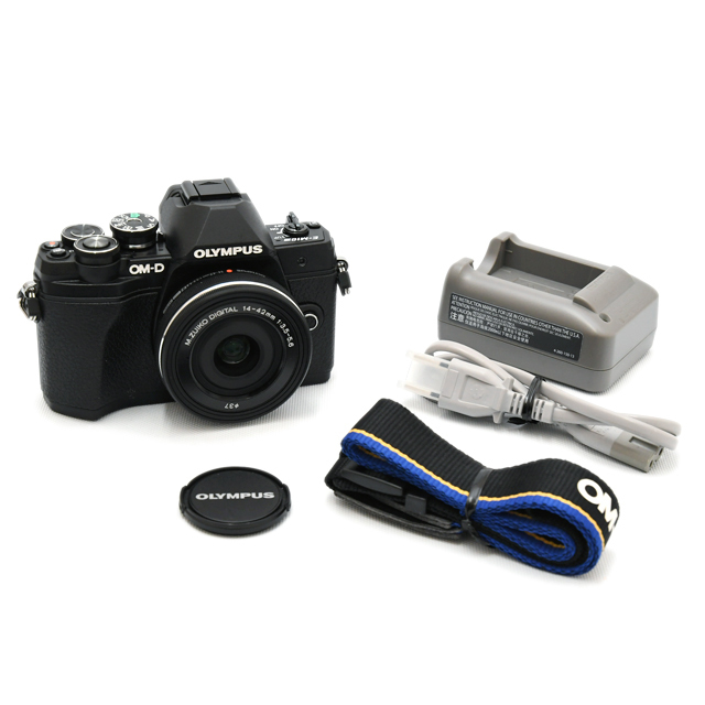 中古】オリンパス ミラーレス一眼 OM-D E-M10 Mark III・ EZ14