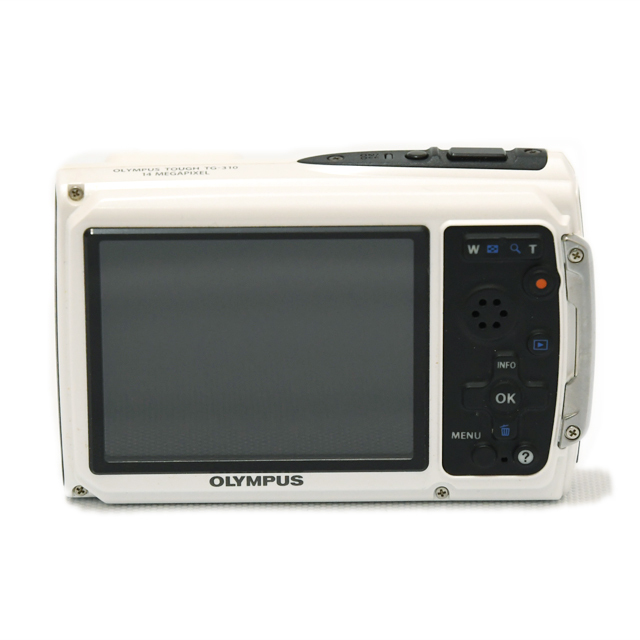 中古】オリンパス コンパクトデジカメ TG-310 ホワイト【A】