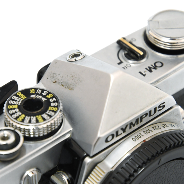 中古】オリンパス フィルム一眼レフ OM-1 シルバー【C】 