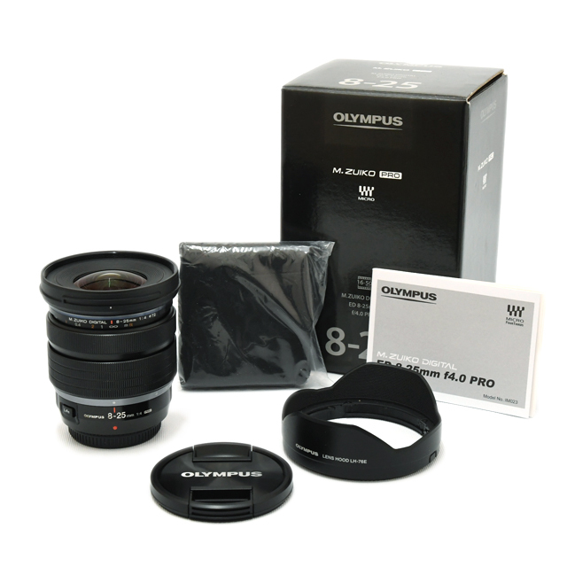 中古】オリンパス レンズ M.ZUIKO 8-25mm F4 PRO【A】15日間保証