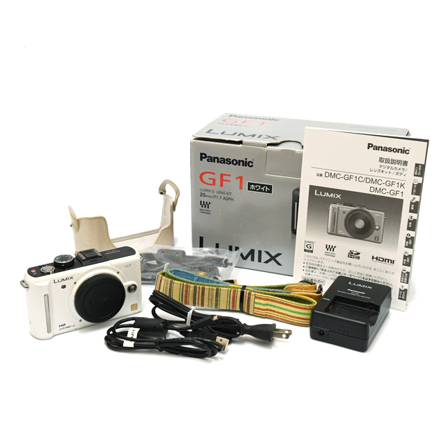 LUMIX DMC-GF6 ホワイト ミラーレス一眼カメラ ダブルレンズキット  