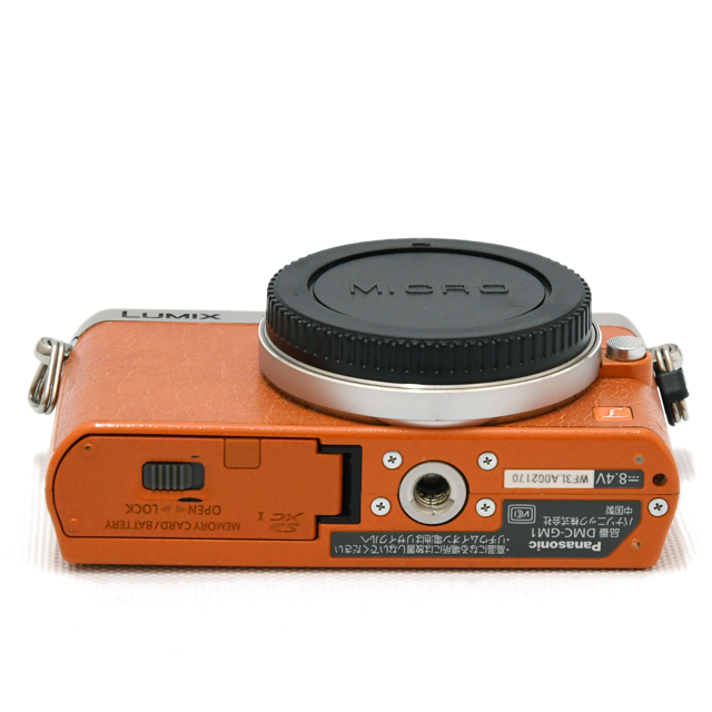 中古】パナソニック ミラーレス一眼 LUMIX DMC-GM1 オレンジ【A】