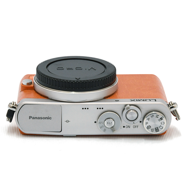 中古】パナソニック ミラーレス一眼 LUMIX DMC-GM1 オレンジ【A】