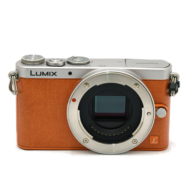 中古】パナソニック ミラーレス一眼 LUMIX DMC-GM1 オレンジ【A】