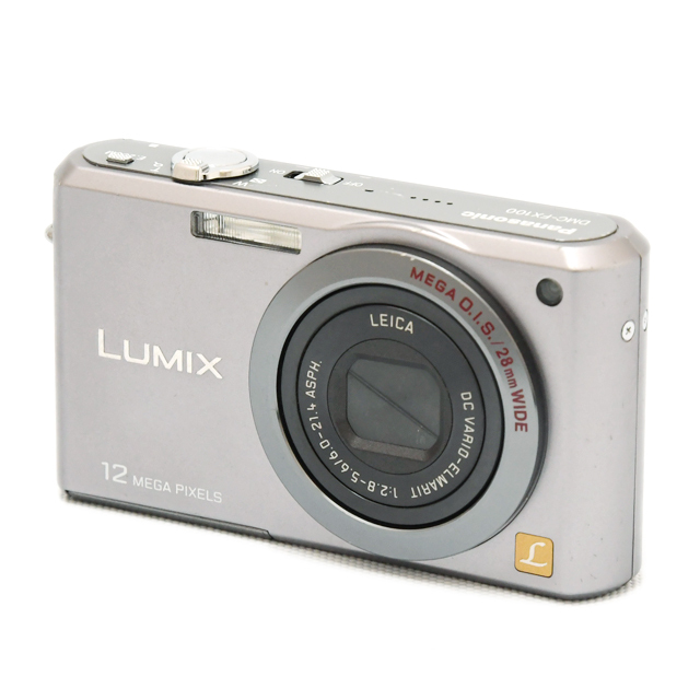 中古】パナソニック コンパクトデジカメ DMC-FX100 シルバー【C】