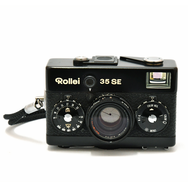 Rollei 35 SE フィルムカメラ 値下げ中！ 中古】ローライ コンパクトフィルムカメラ Rollei 35 SE ブラック【A】