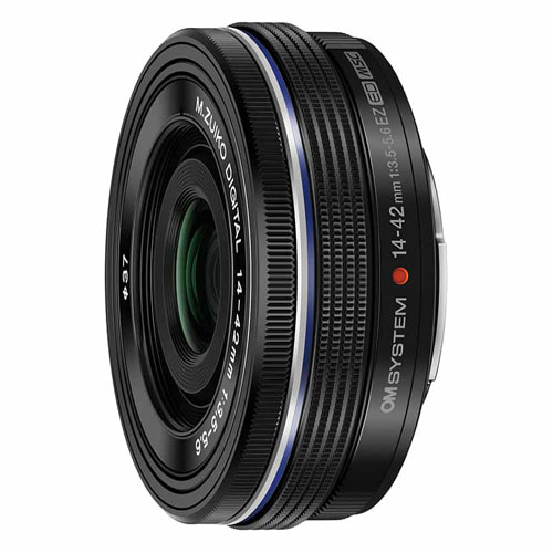 【新品】OM SYSTEM M.ZUIKO DIGITAL ED 14-42mm F3.5-5.6 EZ ブラック【メーカー取寄せ品】