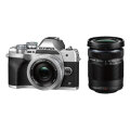 【新品】【在庫あり】オリンパス OM-D E-M10 Mark IV EZダブルズームキット シルバー【選べる5年間延長保証対象（別料金）】