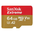 【新品】【在庫あり】サンディスク Extreme microSDXCカード 64GB UHS-I U3【海外パッケージ品】
