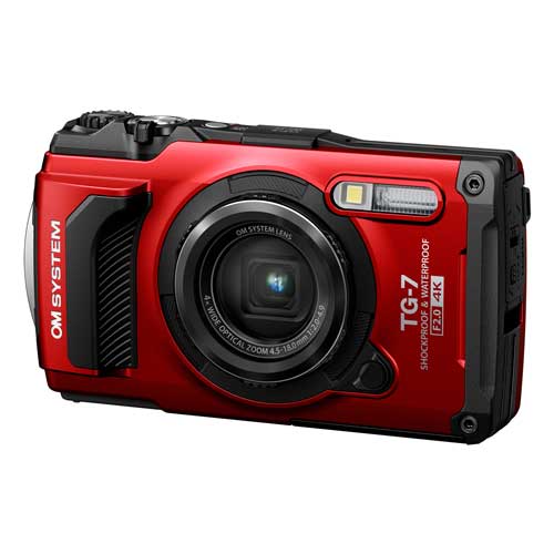 【新品】【在庫あり】OM SYSTEM Tough TG-7 RED レッド【選べる5年間延長保証対象（別料金）】