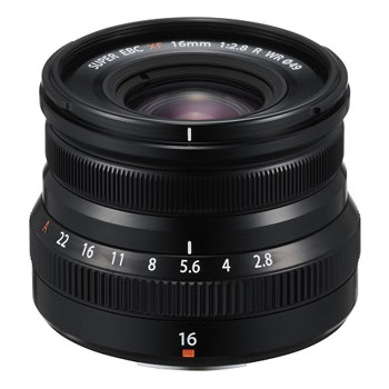【新品】フジフイルム XF16mmF2.8 R WR ブラック【メーカー取寄せ品（納期約3ヶ月）】【選べる5年間延長保証対象（別料金）】