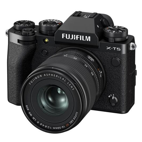 【新品】【在庫あり】フジフイルム FUJIFILM X-T5 XF16-50mmレンズキット ブラック 日本語・英語版【1万円キャッシュバックキャンペーン】【選べる5年間延長保証対象（別料金）】