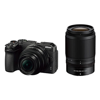 【新品】【在庫あり】ニコン Z30 ダブルズームキット【5千円キャッシュバック】【数量限定ニコンオリジナルカメラバッグ＆イージーラッパーMサイズプレゼント】【5月31日ご注文分まで5年間延長保証（自然故障対象）プレゼント】