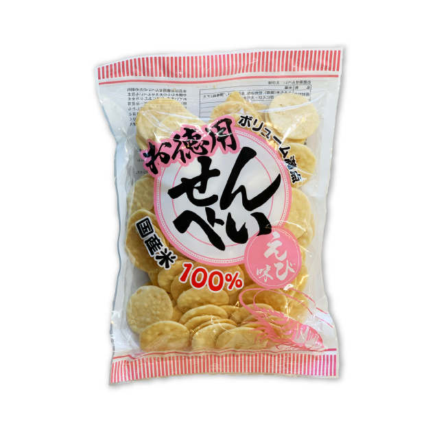 お徳用せんべいえび味