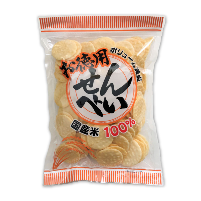 お徳用せんべい塩味