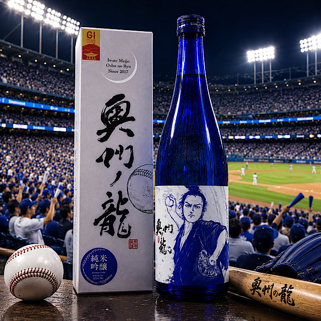 奥州ノ龍 ピッチャー 純米吟醸 大谷翔平応援酒 日本酒通販 日本酒