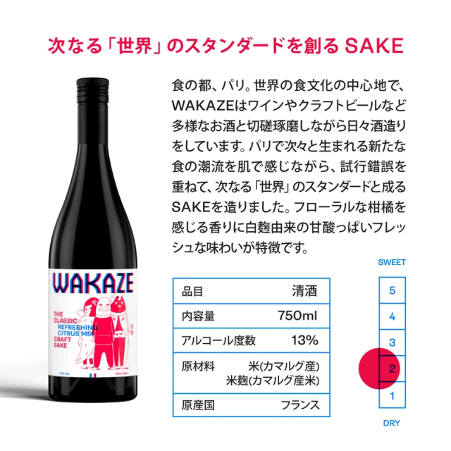 WAKAZE THE CLASSIC（ザ・クラシック）CRAFT SAKE　日本酒通販　日本酒ショップくるみや