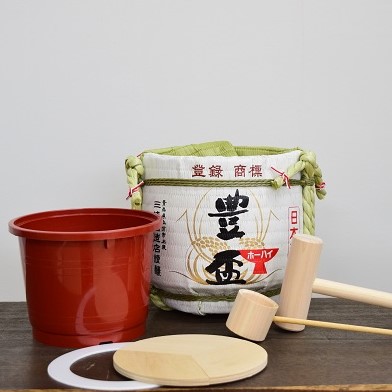 三浦酒造 日本酒 豊盃 オリジナルミニ鏡開きセット 三浦酒造 日本酒 豊盃 オリジナルミニ鏡開きセット