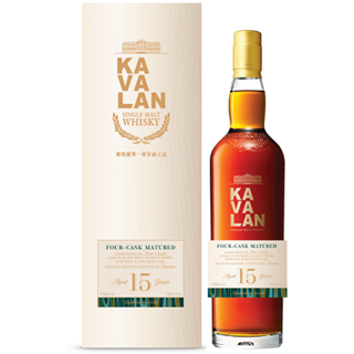 ＜予約品・11月20日入荷予定＞カバラン15年シングルモルトウイスキー（43度/700ml）(1060420)