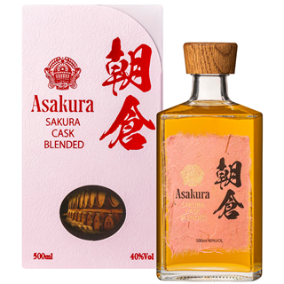 篠崎　朝倉サクラカスクブレンデッド（40度/500ml）(4040242)