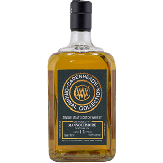 ＜予約品・5月15日入荷予定＞ケイデンヘッド・オリジナルコレクション　マノックモア12年（46度/700ml）（1018366）