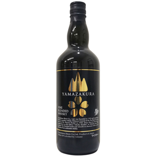 笹の川酒造　ブレンデッドウイスキー山桜　黒ラベル（40度/700ml）(1054014)