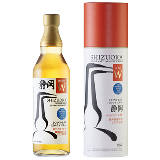 静岡 ポットスティルW 純外国産大麦 2024年版（55.5度/500ml）(1054213)　