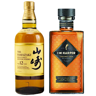 山崎 12年 ウイスキー　IWハーパー　　　　JINRO 七福神大吟醸 山崎 12年 ウイスキー IWハーパー JINRO 七福神大吟醸 I.W.ハーパー